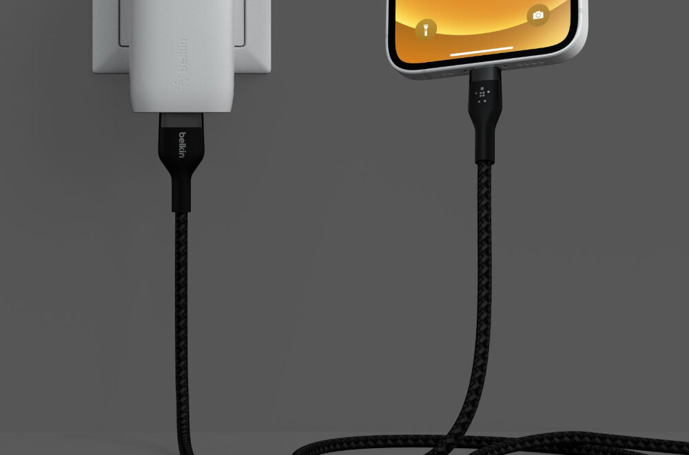 Kabel USB - Lightning BELKIN Braided Silicon wytrzymałość życie zmiana kabel przewód trwałość materiały