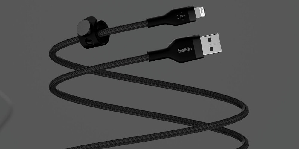 Kabel USB - Lightning BELKIN Braided Silicon plątanie technologia silikonowa rozplątywanie