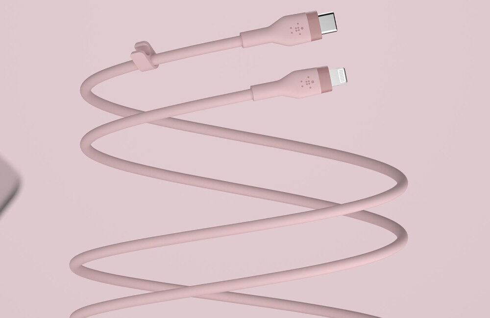 Kabel USB-C/Lightning BELKIN Silicone długi przewód