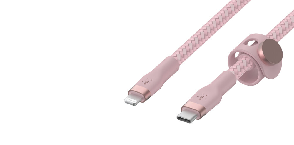 Kabel USB Typ-C - Lightning BELKIN Braided Silicone wejścia lightning