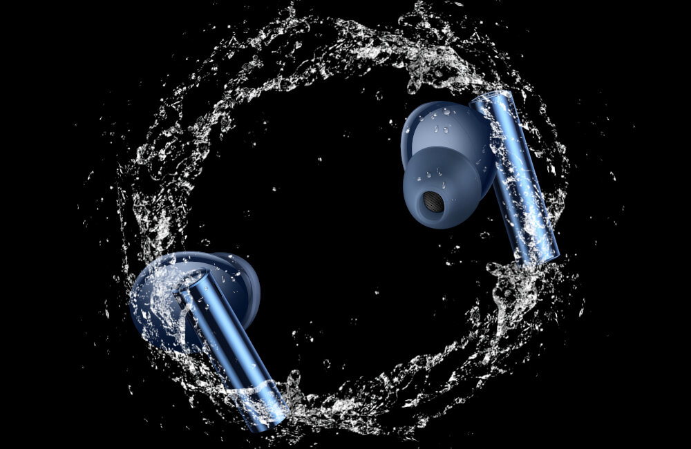 SŁUCHAWKI BLUETOOTH REALME BUDS AIR 3 ANC TWS DOKANAŁOWE wodoodporność certyfikat IPX5