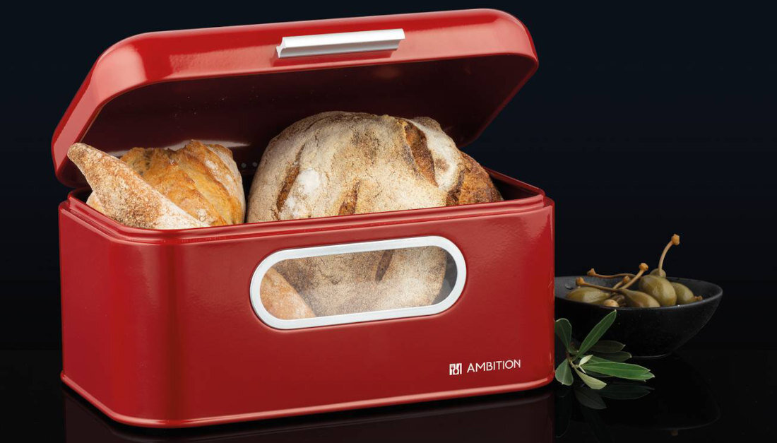 Chlebak AMBITION Nordic Czerwony wygląd design prezentacja