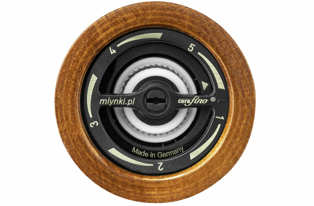 Mlynek do przypraw AMBITION Madeira 229717 wyglad design wykonanie Mechanizm Cerafino