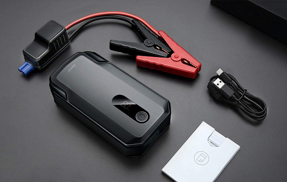 Powerbank / Rozrusznik Baseus Super Energy Car Jump Starter, 12000mAh, 1000A, USB