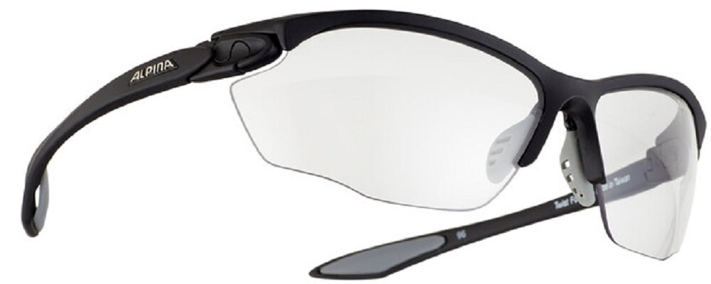 Okulary rowerowe ALPINA Twist four VL+ Szaro-czarny - wysoka jakosc materialow 