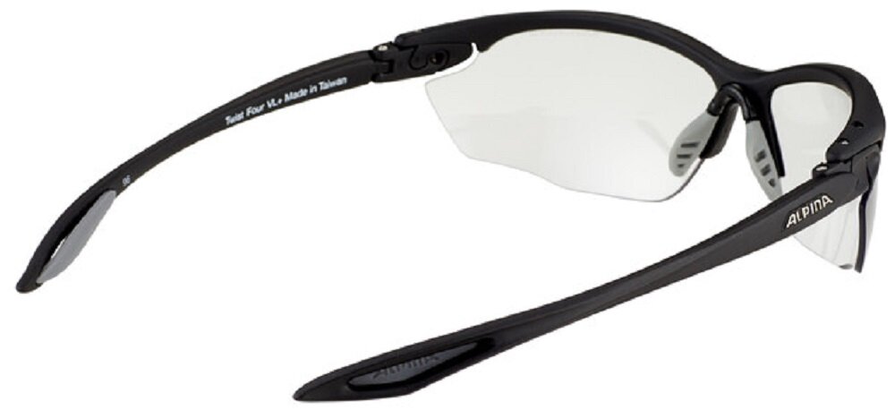 Okulary rowerowe ALPINA Twist four VL+ Szaro-czarny - zabezpieczenia 