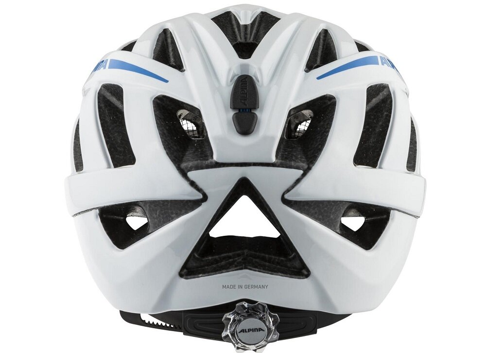 Kask rowerowy ALPINA Panoma 2.0 Biało-niebieski MTB (rozmiar M) - System ochronny 