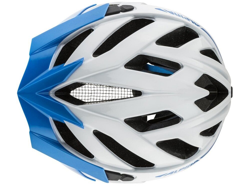 Kask rowerowy ALPINA Panoma 2.0 Biało-niebieski MTB (rozmiar M) - Niezawodny kask 