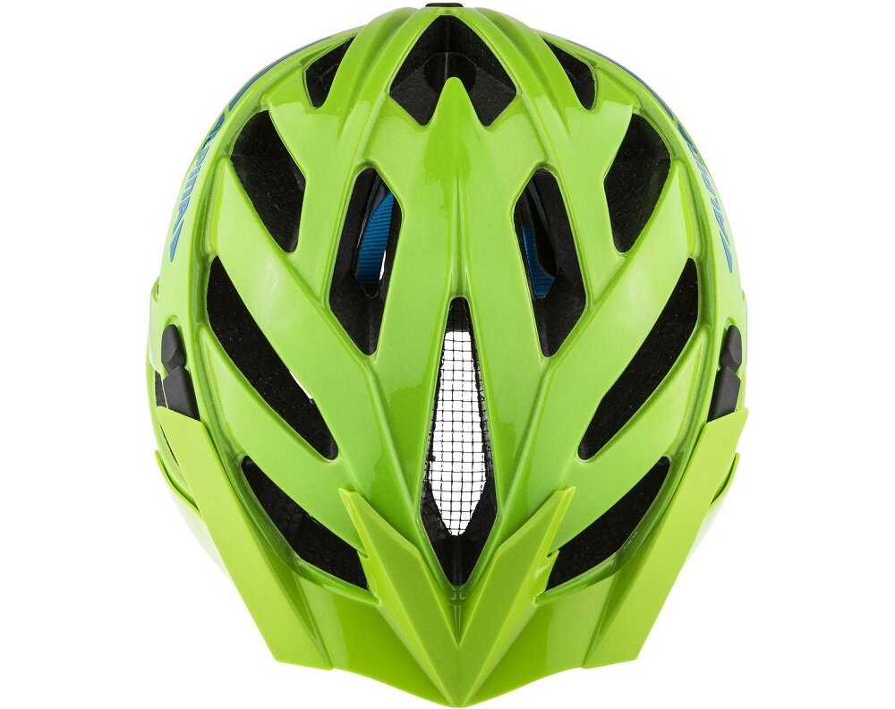 Kask rowerowy ALPINA Panoma 2.0 Zielono-niebieski MTB (rozmiar M) - bezpieczenstwo  
