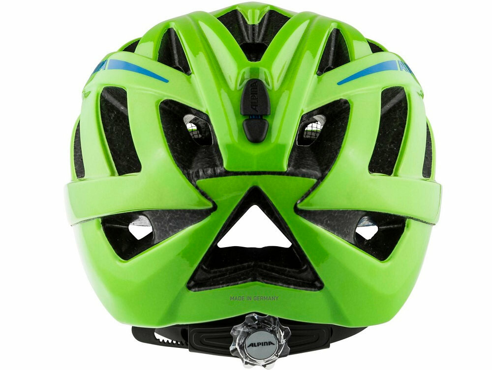 Kask rowerowy ALPINA Panoma 2.0 Zielono-niebieski MTB (rozmiar M) - System ochronny 