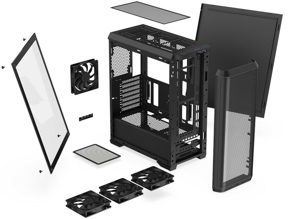 Komputer MAD DOG MD3600-A04 R5-3600 16GB SSD 512GB HDD 1TB GeForce RTX3060 Windows 10 Home obudowa