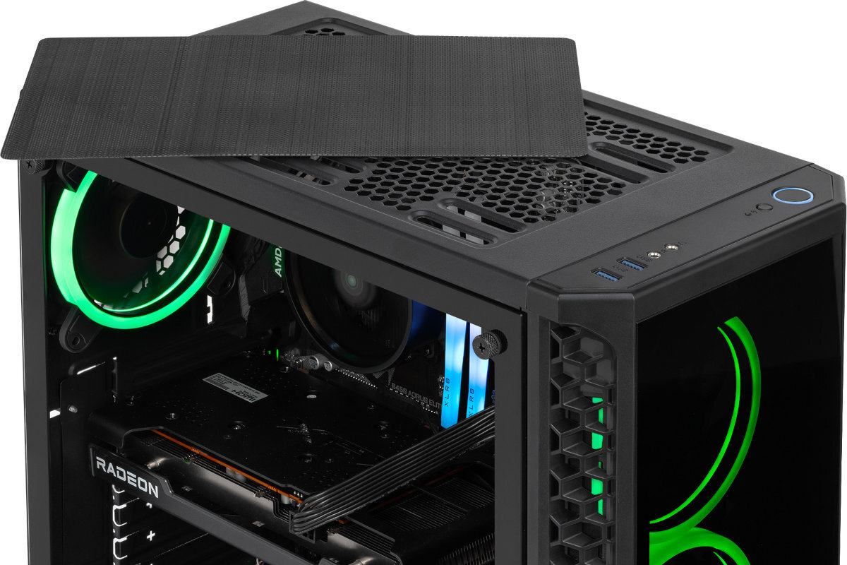 Komputer MAD DOG MD3600-A04 R5-3600 16GB SSD 512GB HDD 1TB GeForce RTX3060 Windows 10 Home dysk ssd