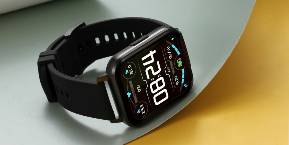 Smartwatche MAXCOM FW45 Aurum 2 ekran bateria czujniki zdrowie sport pasek ładowanie pojemność rozdzielczość łączność sterowanie krew puls rozmowy smartfon aplikacja