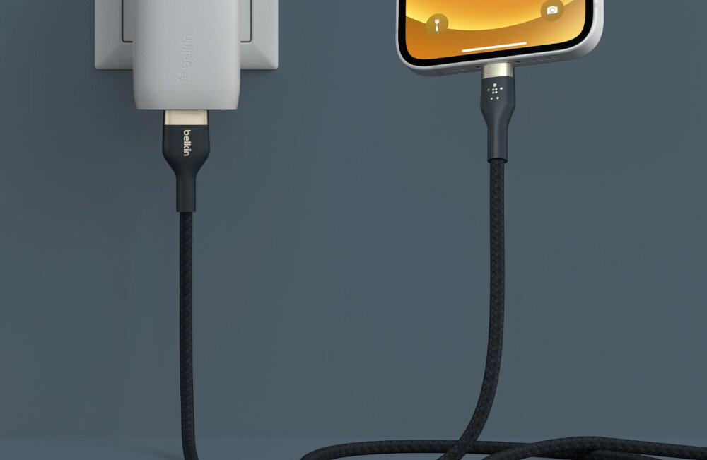 Kabel USB - Lightning BELKIN Braided Silicon wytrzymałość życie zmiana kabel przewód trwałość materiały