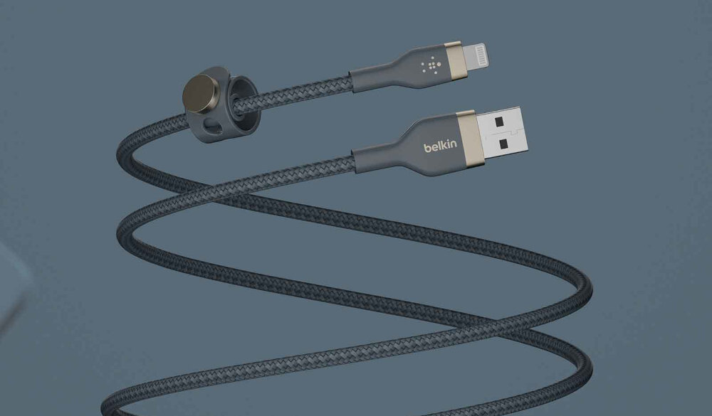 Kabel USB - Lightning BELKIN Braided Silicon plątanie technologia silikonowa rozplątywanie