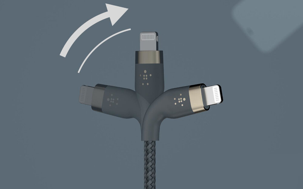 Kabel USB - Lightning BELKIN Braided Silicon DŁUGOŚĆ KOLORYSTYKA