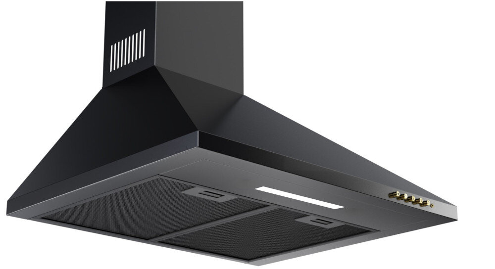 AKPO WK-4 Classic Gold 50 Eco tradycyjne wzornictwo konstrukcja okap szerokość turbina wydajność