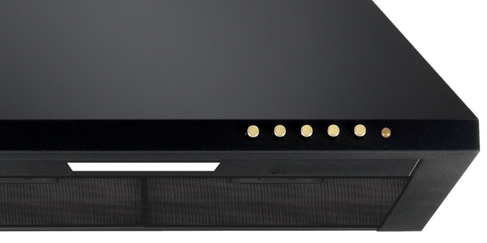 AKPO WK-4 Classic Gold 50 Eco okap oświetlenie led potrawy klimat panel sterowanie dotykowe ustawienia