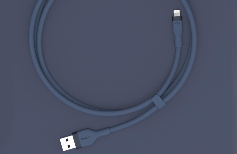 Kabel USB - Lightning BELKIN Silicone przewód kabel gadżet apple lightning usb-a