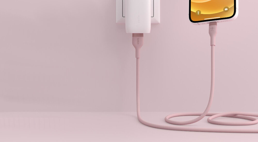 Kabel USB - Lightning BELKIN Silicone plątanie zginanie strzępienie odporność