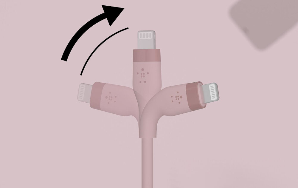 Kabel USB - Lightning BELKIN Silicone podłączanie sprzętu