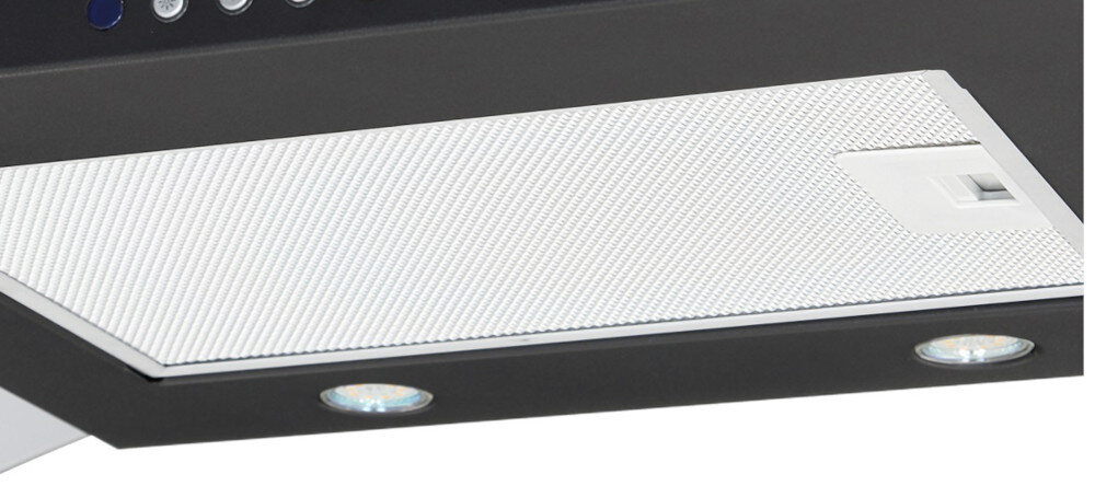 Okap AKPO WK-10 Largo 50 Czarny Mat moc wydajność