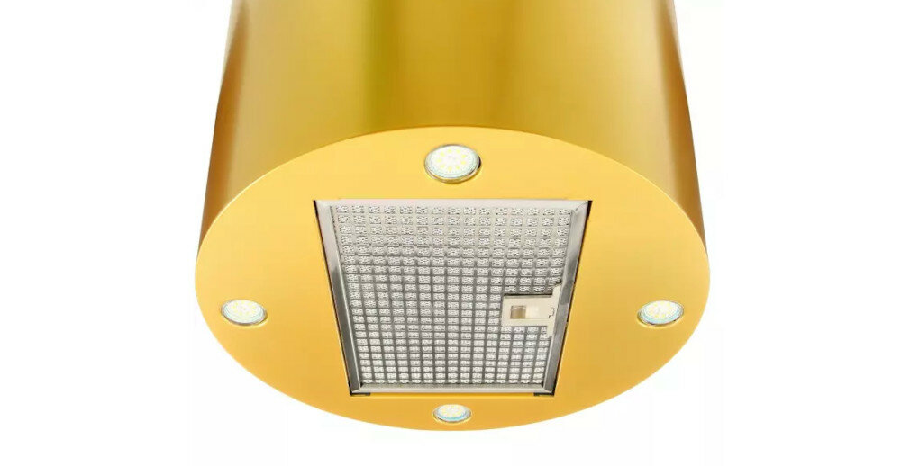 Okap AKPO WK-10 Isla Zefir 60 Czarny oświetlenie LED