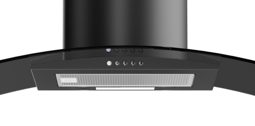 Okap AKPO WK-10 Largo 50 Czarny Mat światło LED