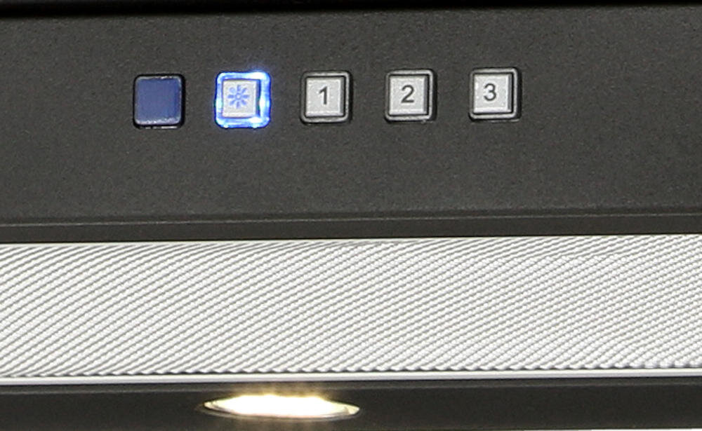 AKPO WK-10 Mirage 60 okap oświetlenie led potrawy klimat panel sterowanie dotykowe ustawienia