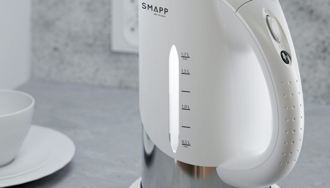Czajnik SMAPP 442.1 Bialy pojemnosc 1,7l