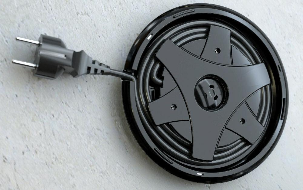 Czajnik SMAPP 442.1 czarny praktyczny schowek na przewod