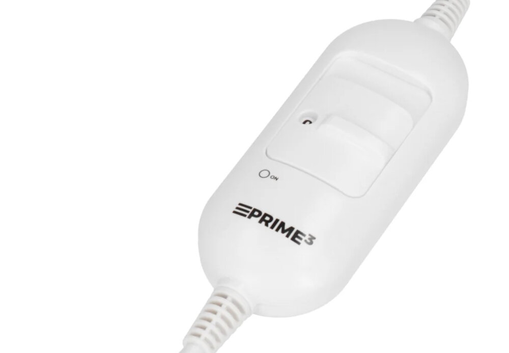 Prześcieradło elektryczne PRIME3 SHP51 Ciepło dla dwojga Podwójne prześcieradło wymiary komfort termiczny dla dwóch osób dostosowanie temperatura dwa sterowniki