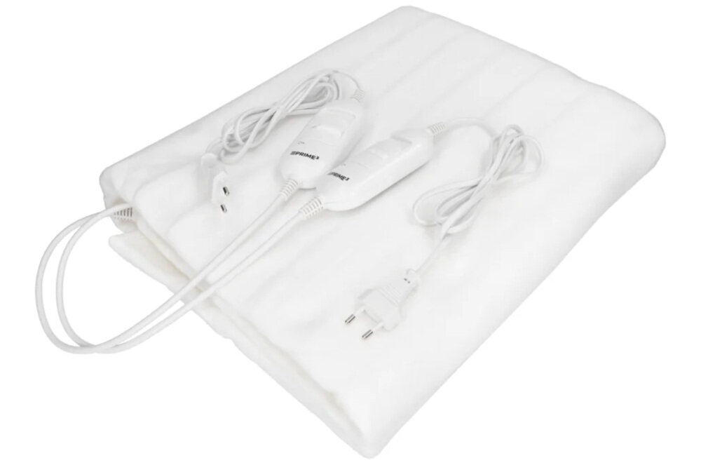 Prześcieradło elektryczne PRIME3 SHP51 Dwie strefy regulacji temperatury moc szybko osiąga wybraną temperaturę ciepło