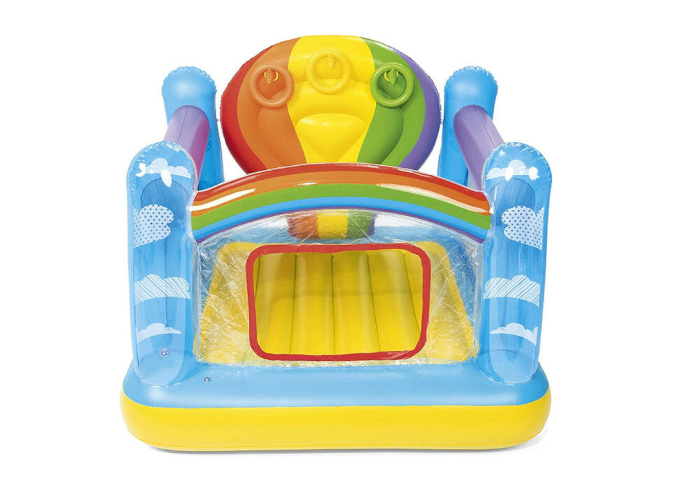 BESTWAY zabawa zamek dmuchany budowla kolorowa kolory dziecko fantazja