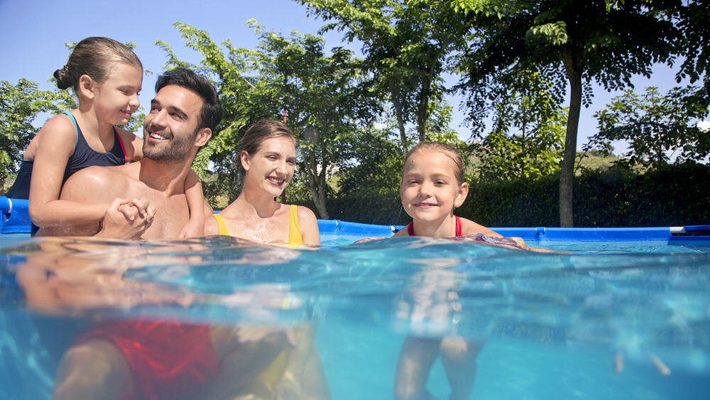 BESTWAY basen fowalny kształt komfortowe pływanie relaks wymiary pojemność