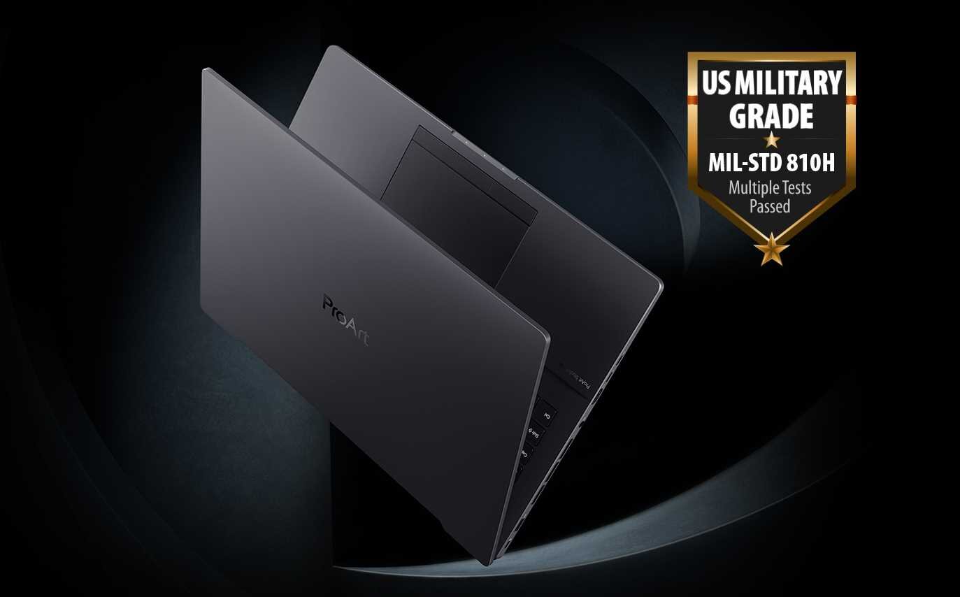 Laptop ASUS ProArt Studiobook Pro16 - MIL-STD 810H 