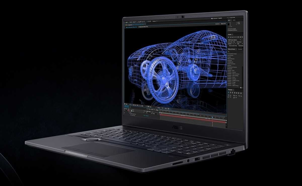 Laptop ASUS ProArt Studiobook Pro16 - NVIDIA RTX A3000 