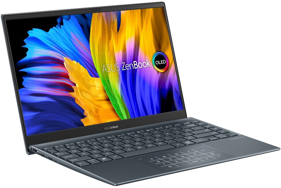 Laptop ASUS ZenBook UX325EA-KG240T 13.3 OLED i7-1165G7 32GB SSD 1TB Windows 10 Home  bateria praca polimerowa