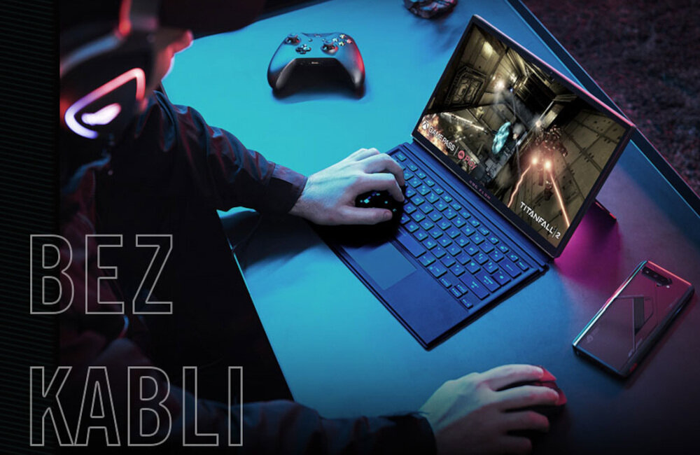 Laptop ASUS ROG Flow Z13 podświetlana klawiatura touchpad kamera 