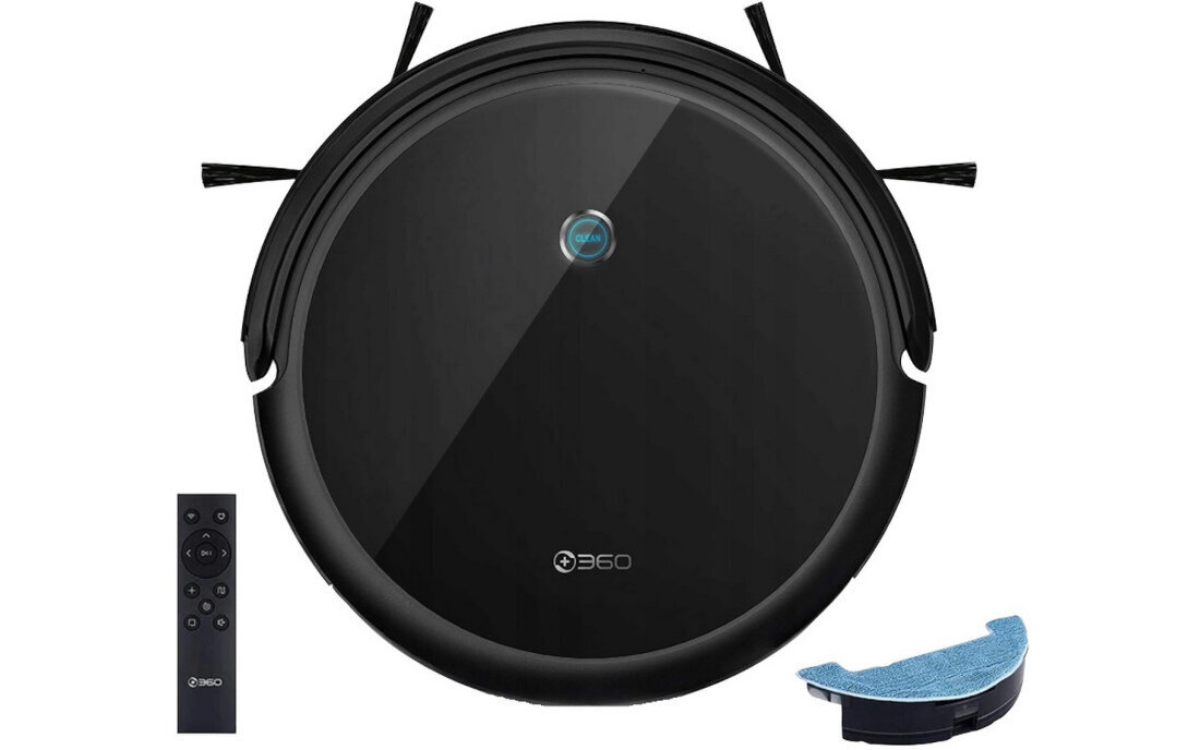Robot sprzatajacy 360 C50 Czarny zestaw akcesoria komplet wyposazenie