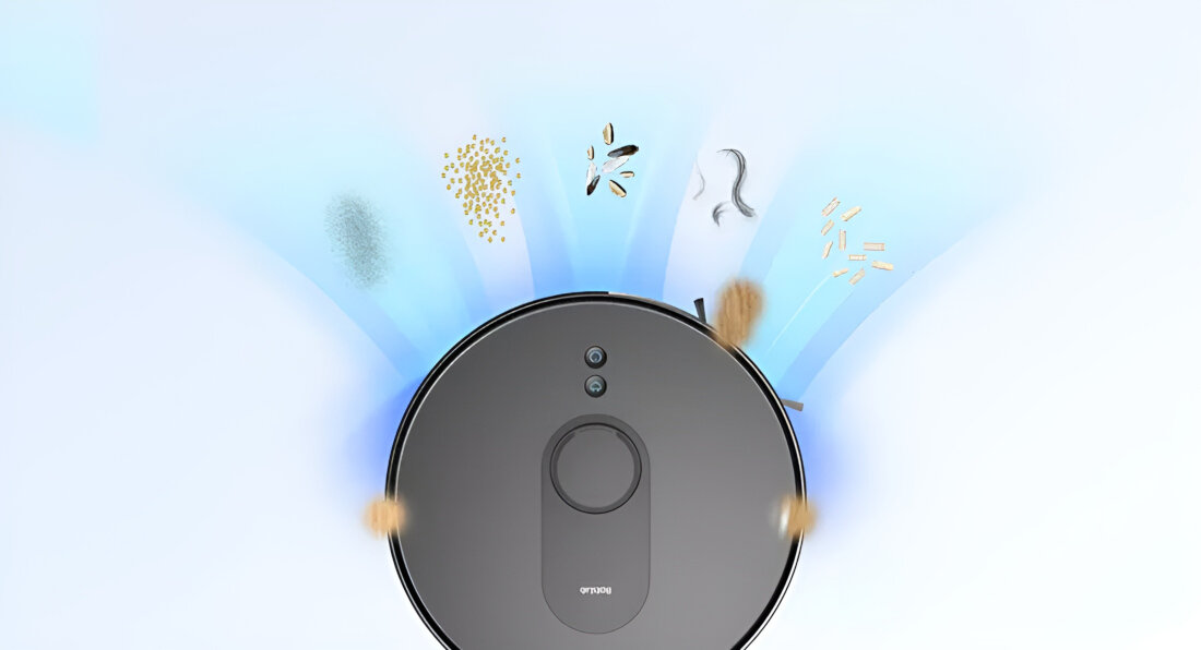 Robot sprzatajacy 360 S8 Plus Czarny mozliwosc mopowania funkcja zbiornik na wodę o pojemnosci 300 ml