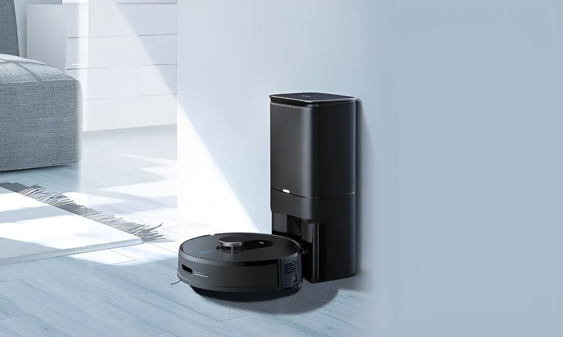 Robot sprzatajacy 360 S8 Plus Czarny dokladne czyszczenie silnik bezszczotkowy