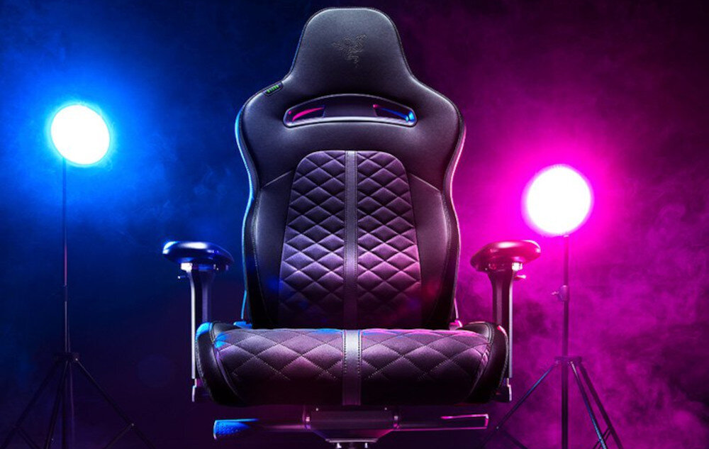 Fotel RAZER Enki Czarny wytrzymala konstrukcja