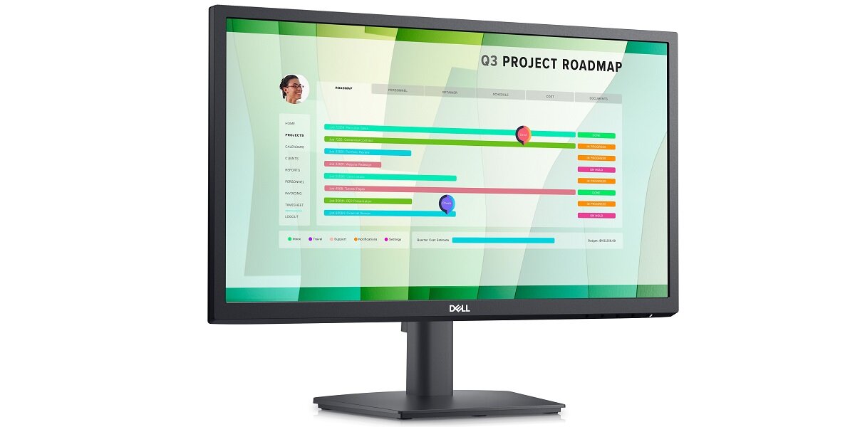 Monitor DELL E2223HN Klarowny obraz bez przemęczenia oczu Klarowny obraz bez przemęczenia oczu