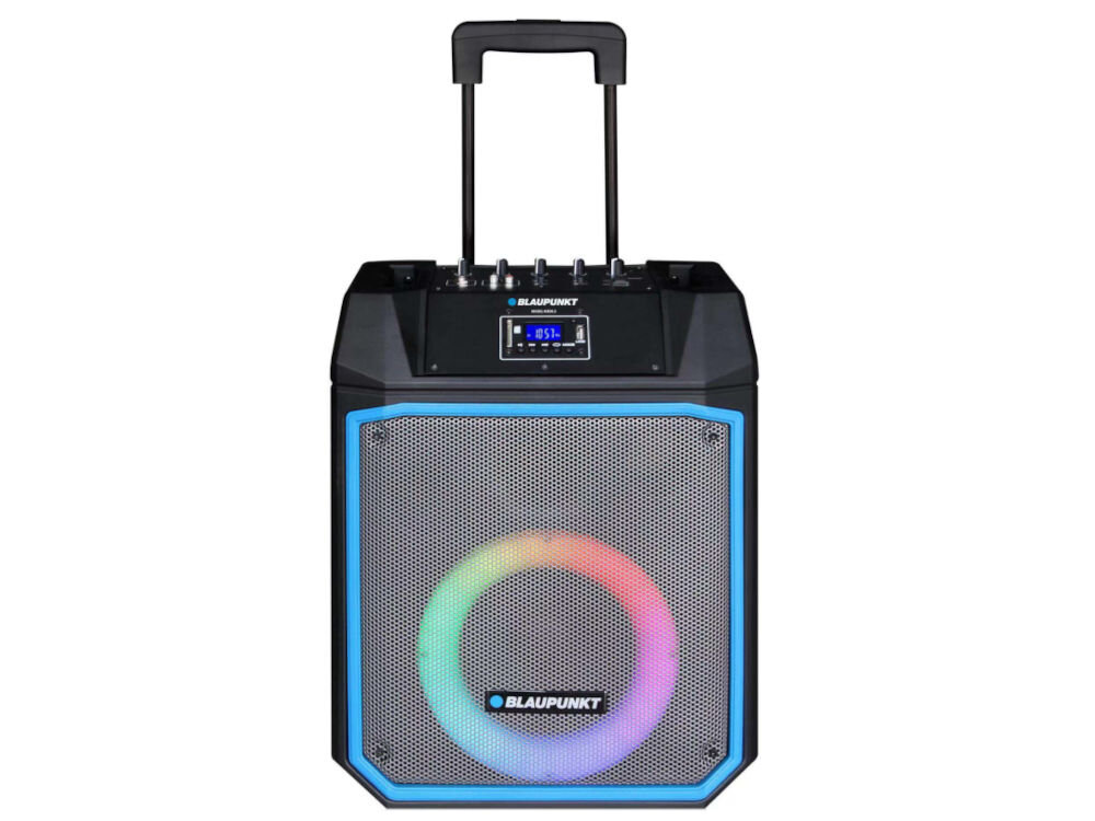Power audio BLAUPUNKT MB08.2 zasilanie sieciowe, ładowanie 8-9 godzin, korzystanie podczas ładowania
