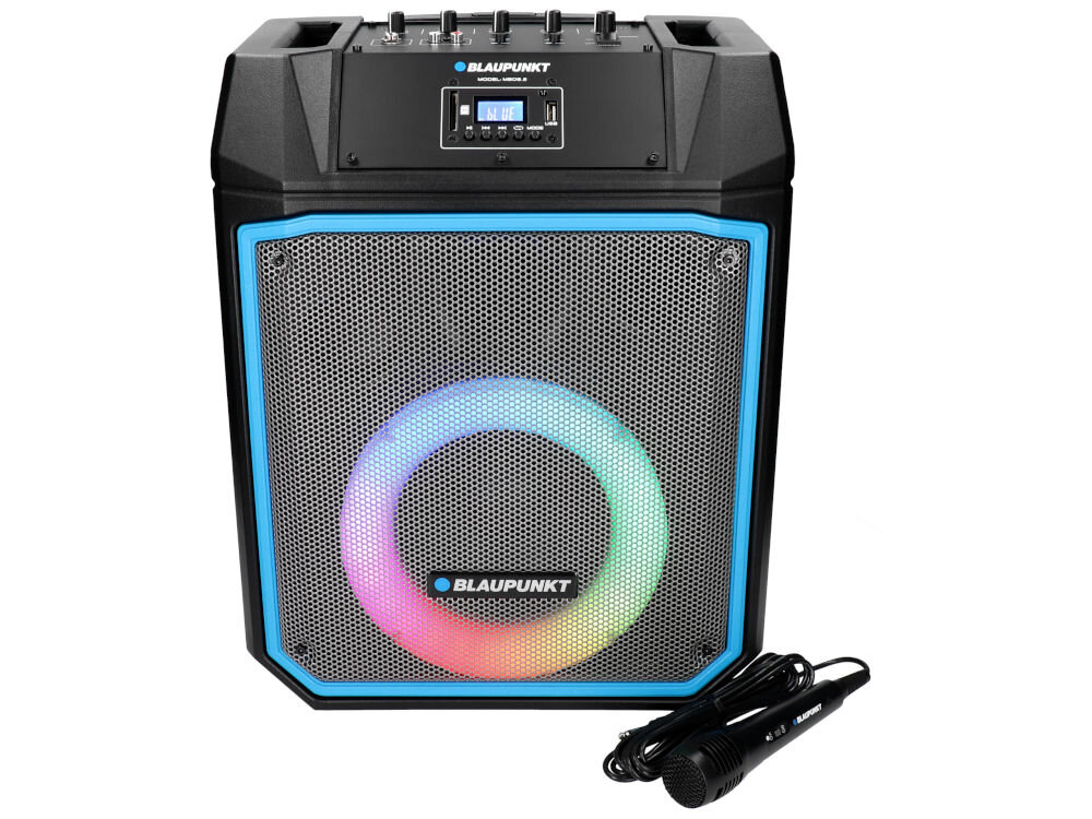 Power audio BLAUPUNKT MB08.2 funkcja karaoke, mikrofon przewodowy