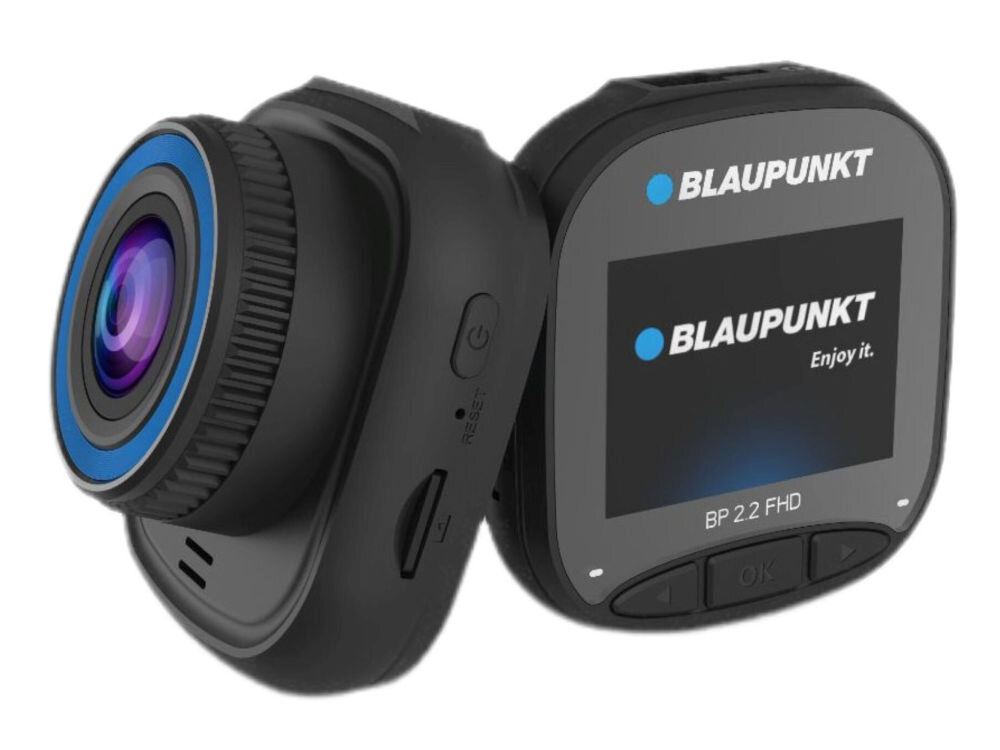 Wideorejestrator BLAUPUNKT BP FHD 120 stopni, obraz z całej drogi oraz pobocza