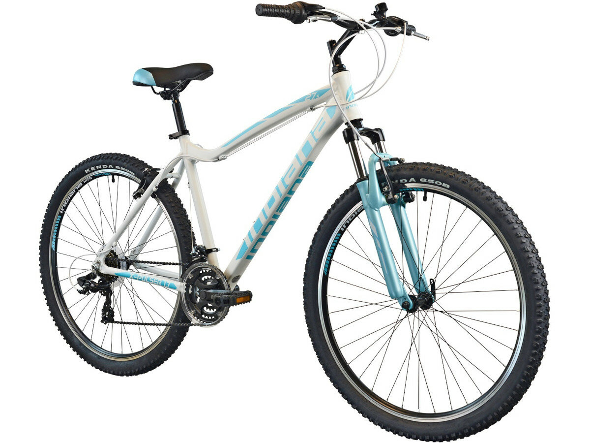 Rower górski MTB INDIANA X-Pulser 1.7 D15 27.5 cala damski Biało-niebieski gwarancja