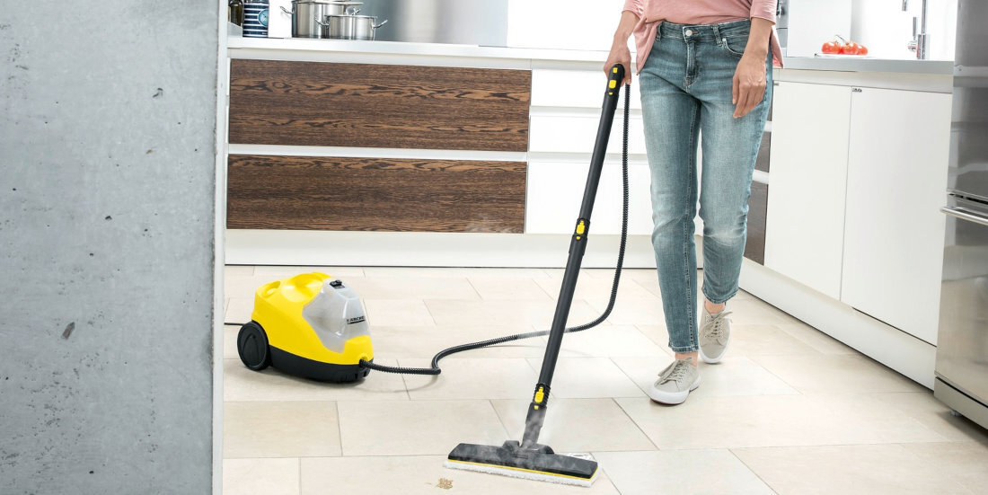 Parownica KARCHER SC 4 Deluxe Easyfix 1.513-260.0 Szaro-zolto-czarny