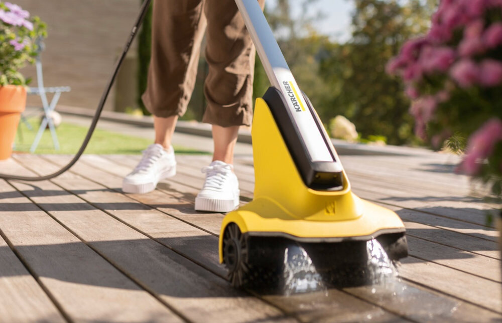 Urzadzenie do czyszczenia KARCHER Patio Cleaner PCL 3-18 1.644-011.0 srodowisko oszczednosc zuzycie wody